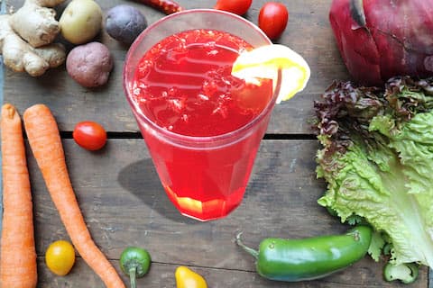 Rose and Pomegranate Tea